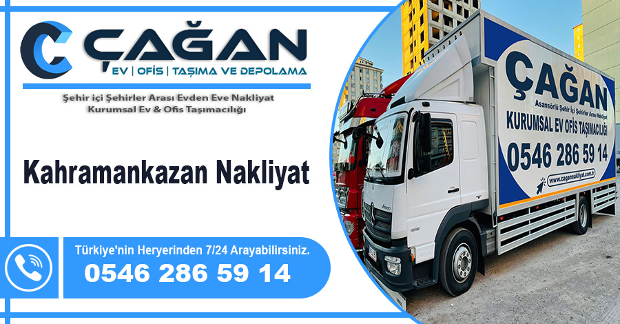 Kahramankazan evden eve nakliyat Ankara Kahramankazan nakliyat firması